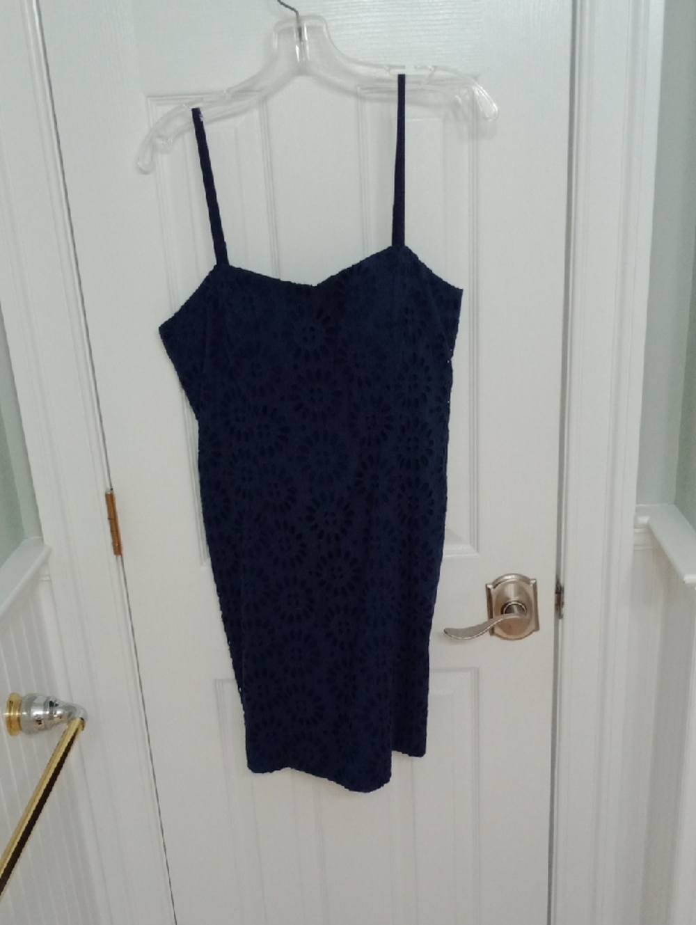 New With Tags Lilly Pulitzer Navy Lace Spaghetti Strap Dress